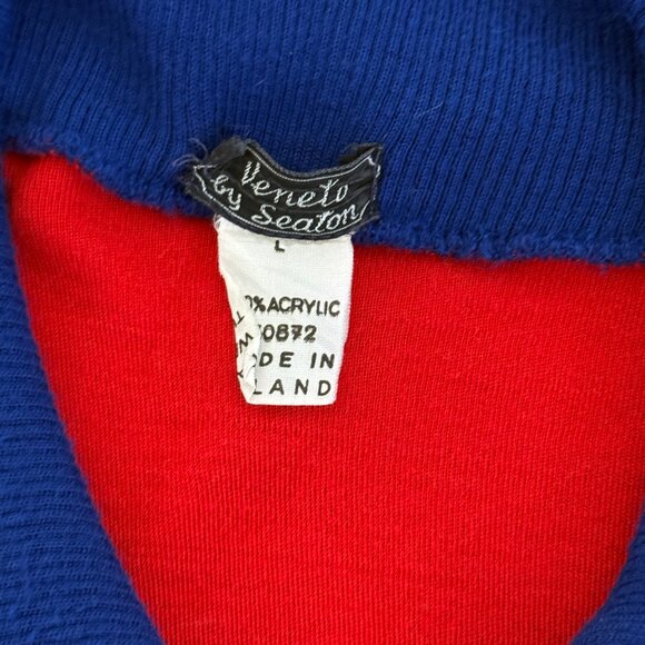 Veneto By Seaton - Men's VTG 70's Sweater Jacket - Picture 3 of 7